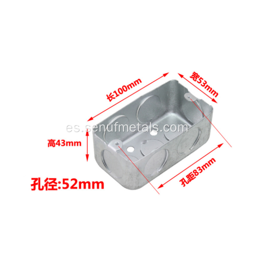 Caja de dispositivo de caja de terminales de caja eléctrica cuadrada